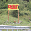 bord 'camping' in het Russisch