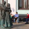 afscheid voor de oorlog, monumentje Moskou